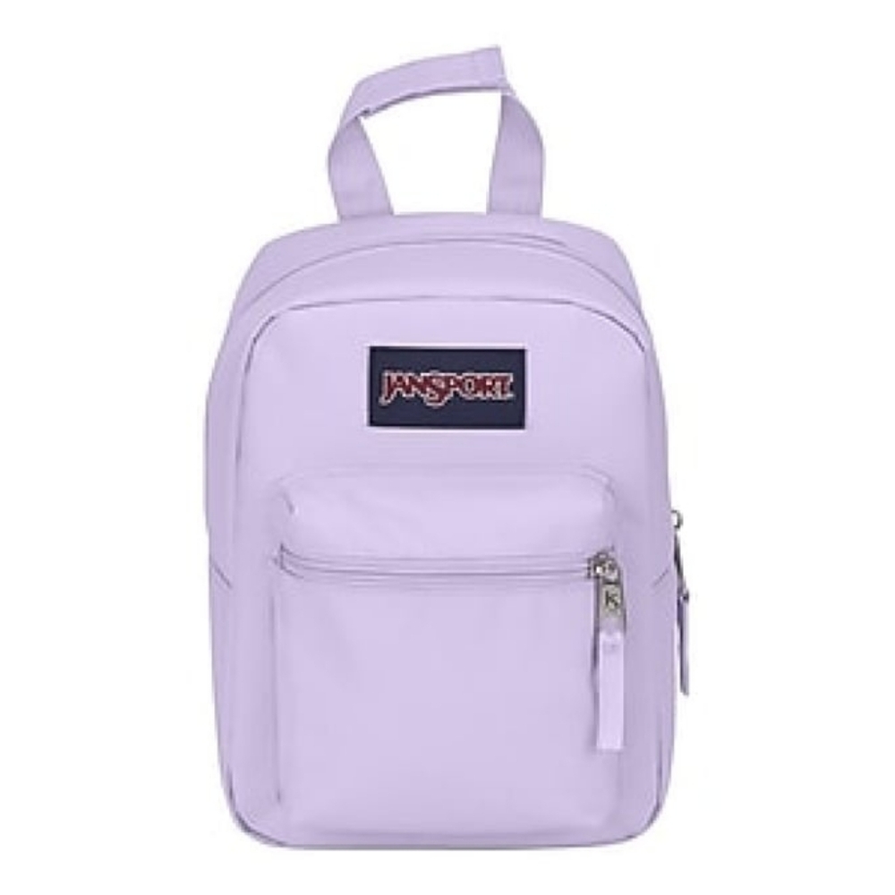 JanSport Big Break Insulated Lunch Bag Small Soft-Sided Cooler Pastel Lilac